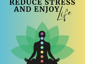 Ebook cover for "How to: The Simple Ways to Reduce Stress and Enjoy Life," featuring a calming design for stress management and mental wellness.