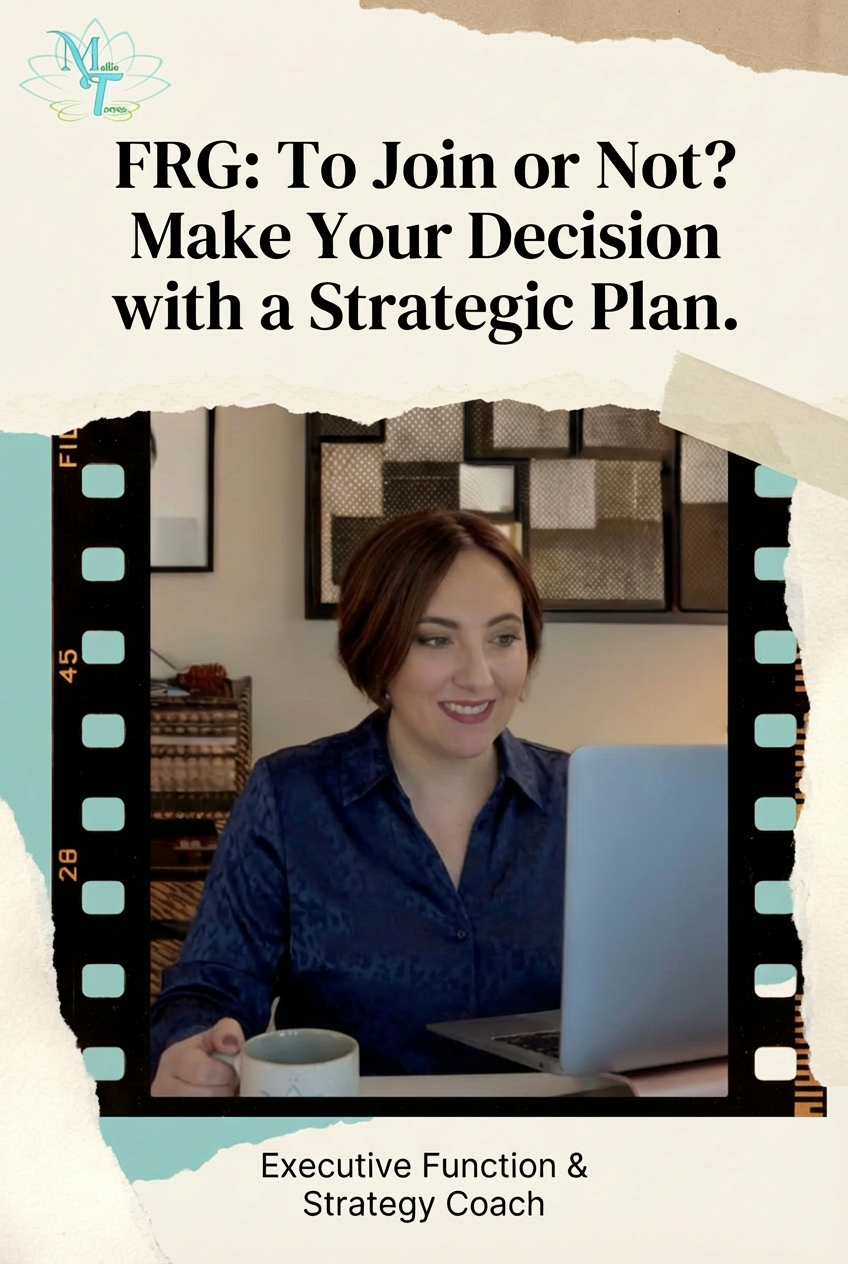 Military wife organizing her information on a laptop.